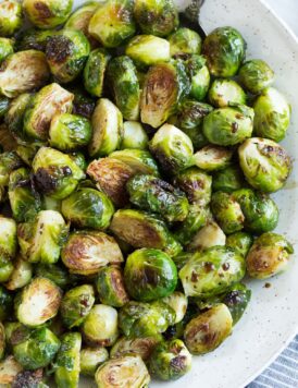 Roasted Brussels Sprouts with Balsamic and Honey